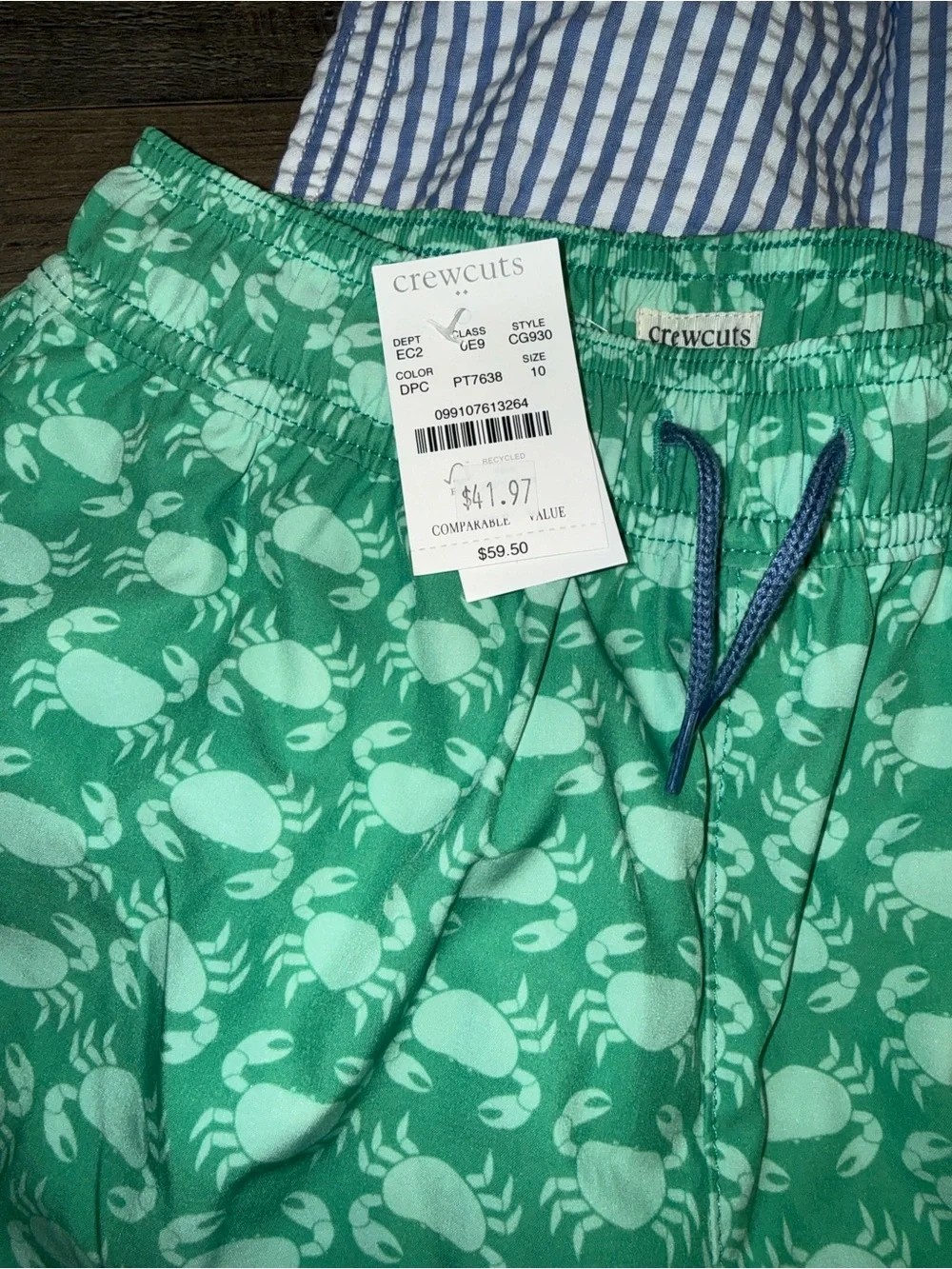 Two Boys J Crew Factory Swim NWT/NWOT Size 10